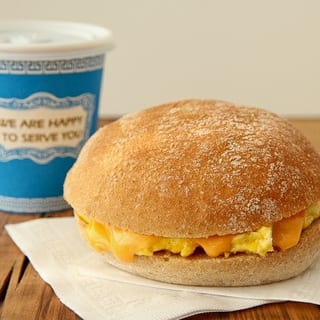 2 Eggs and Cheese Sandwich