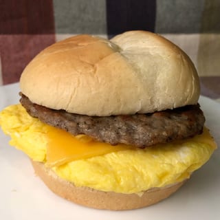 Sausage with 2 Eggs and Cheese Sandwich